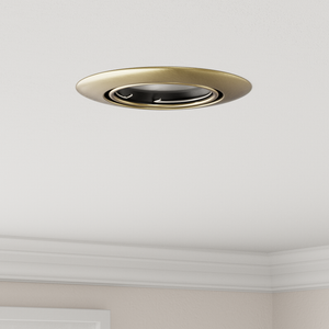 Illuminazione a Incasso 12 pz Rotonda GU10 Ottone Ø90 mm Acciaio