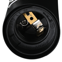 Faretto da soffitto 2 Vie Regolabili Nero E27