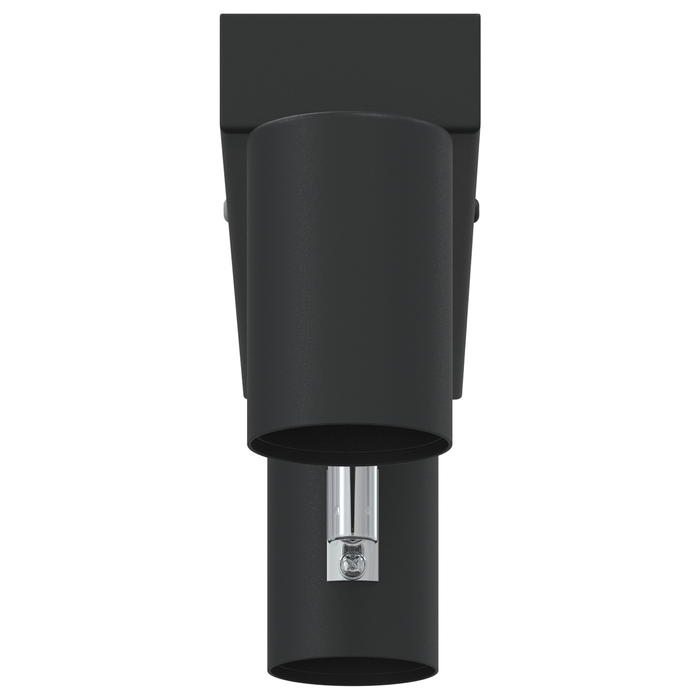 Faretto da soffitto 2 Vie Regolabili Nero E27