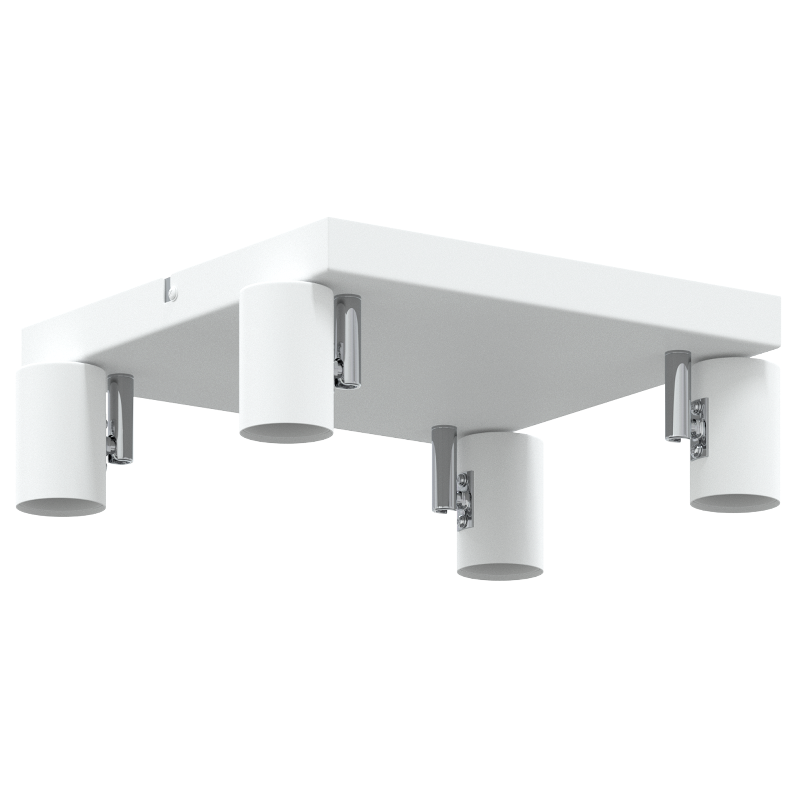 Faretto da soffitto 4 Via Regolabile Bianco E27