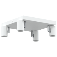 Faretto da soffitto 4 Via Regolabile Bianco E27