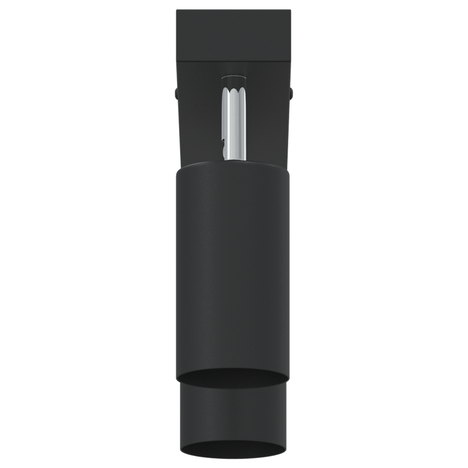 Faretto da soffitto regolabile a due vie nero GU10