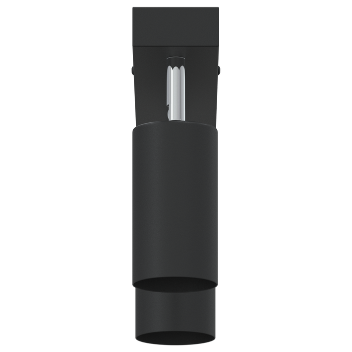 Faretto da soffitto regolabile a due vie nero GU10