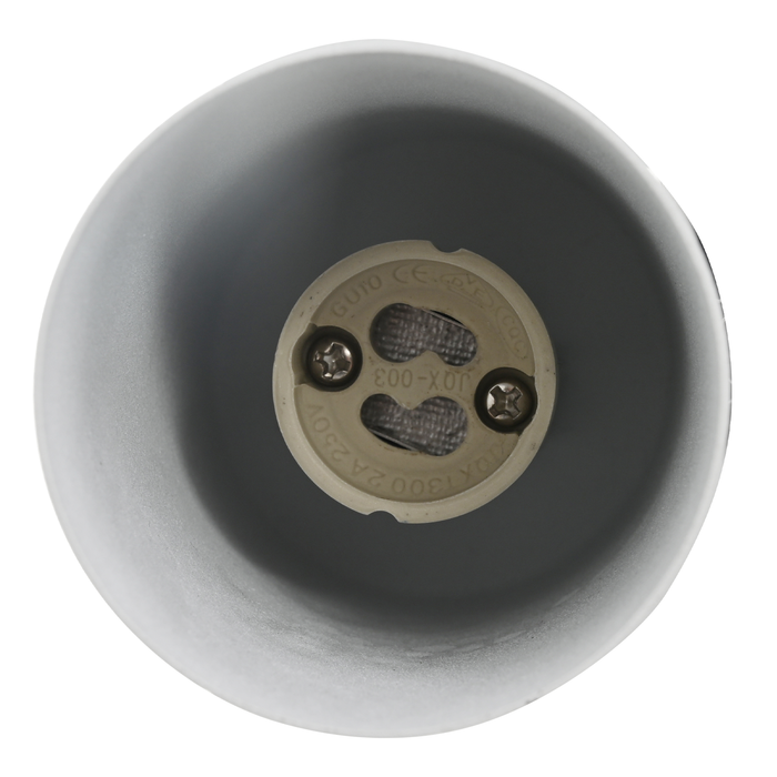 Faretto da soffitto 2 vie regolabile bianco GU10