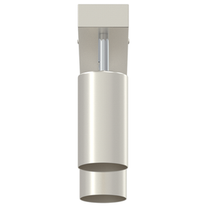 Faretto da soffitto 2 vie regolabili nichel spazzolato GU10