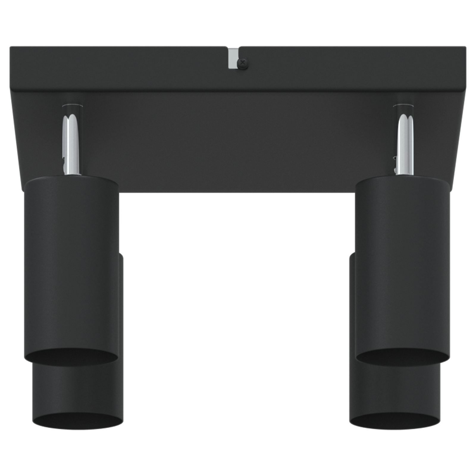 Faretto da soffitto 4 Vie Regolabile Nero GU10