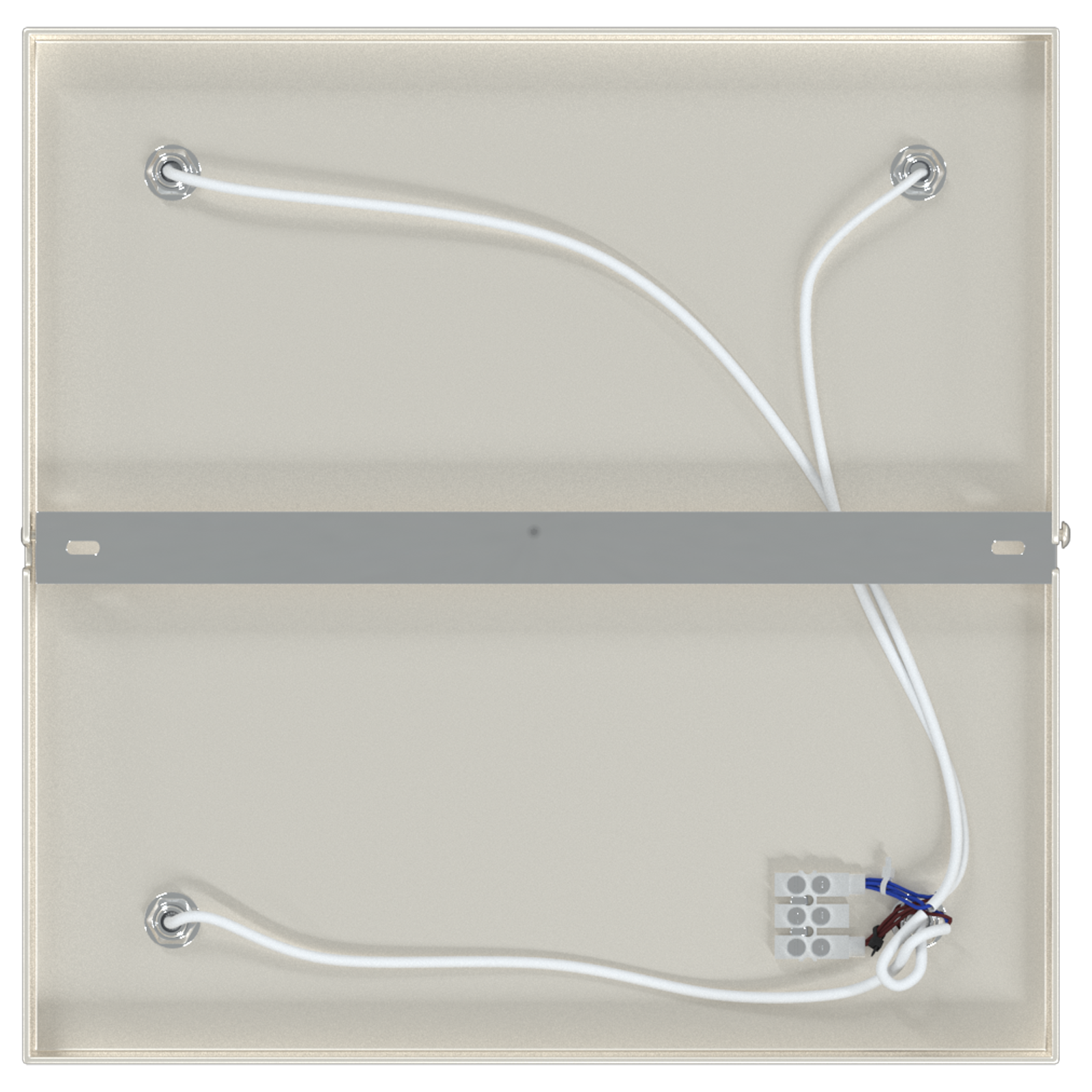 Faro da soffitto 4 Vie Regolabili Nichel Spazzolato GU10