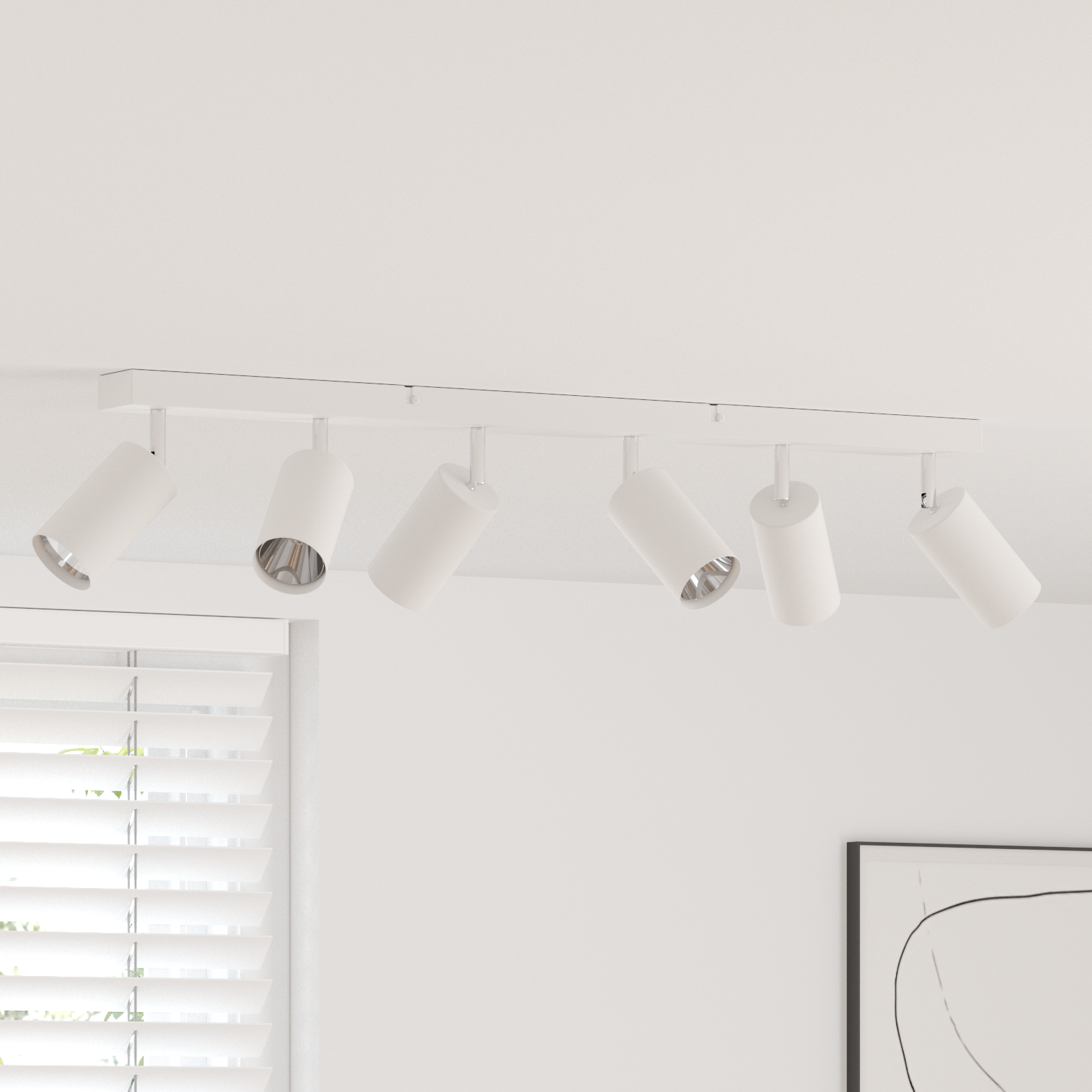 Faretti da soffitto 6 Modi Regolabili Bianco GU10