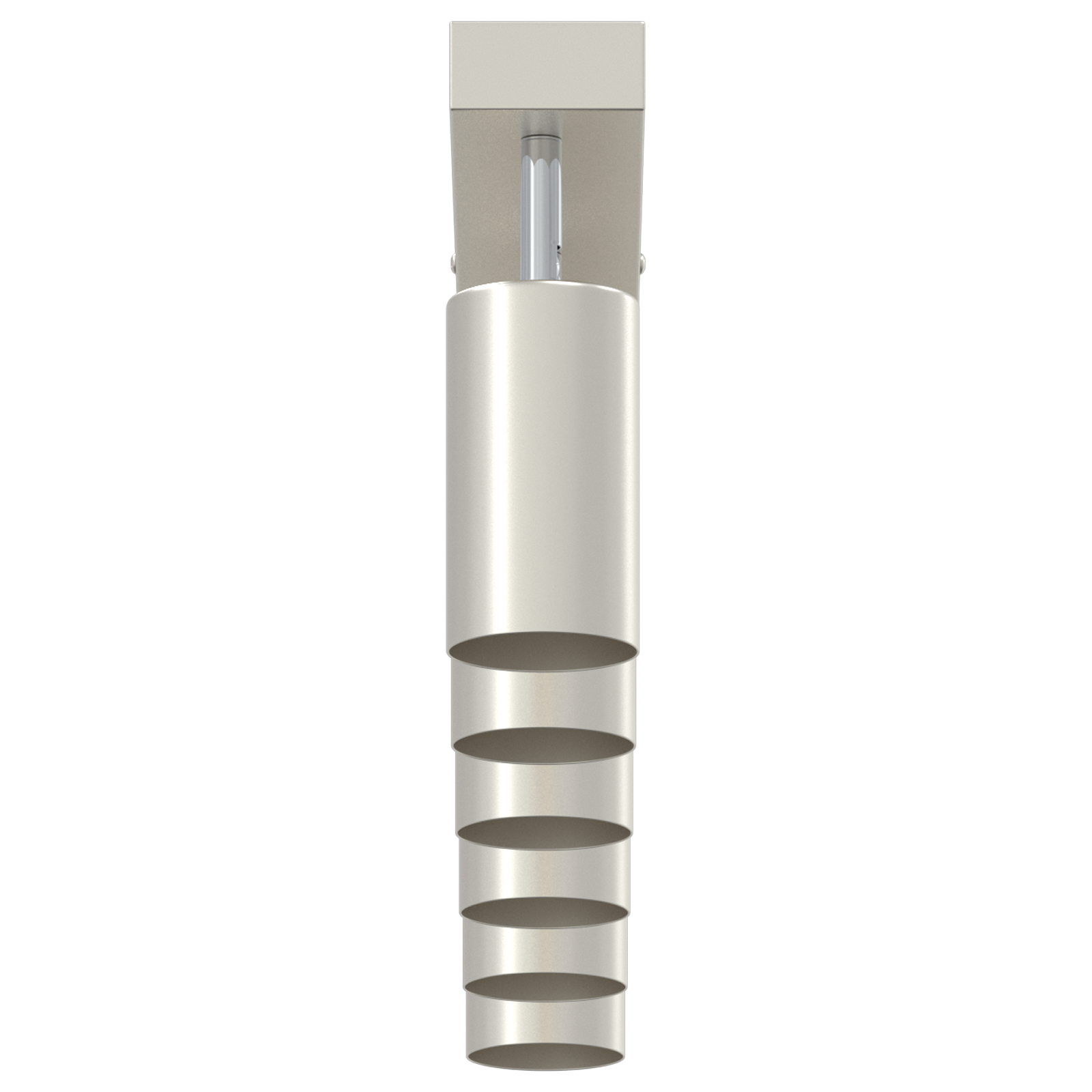 Faretto da soffitto 6 vie regolabili GU10 in nichel spazzolato