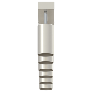 Faretto da soffitto 6 vie regolabili GU10 in nichel spazzolato