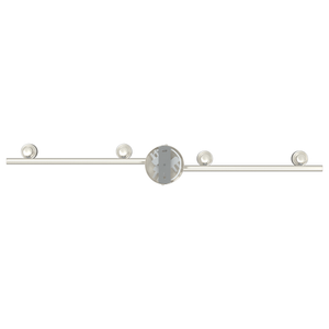 Faretto da soffitto 4 Vie Regolabili in Nickel Spazzolato GU10