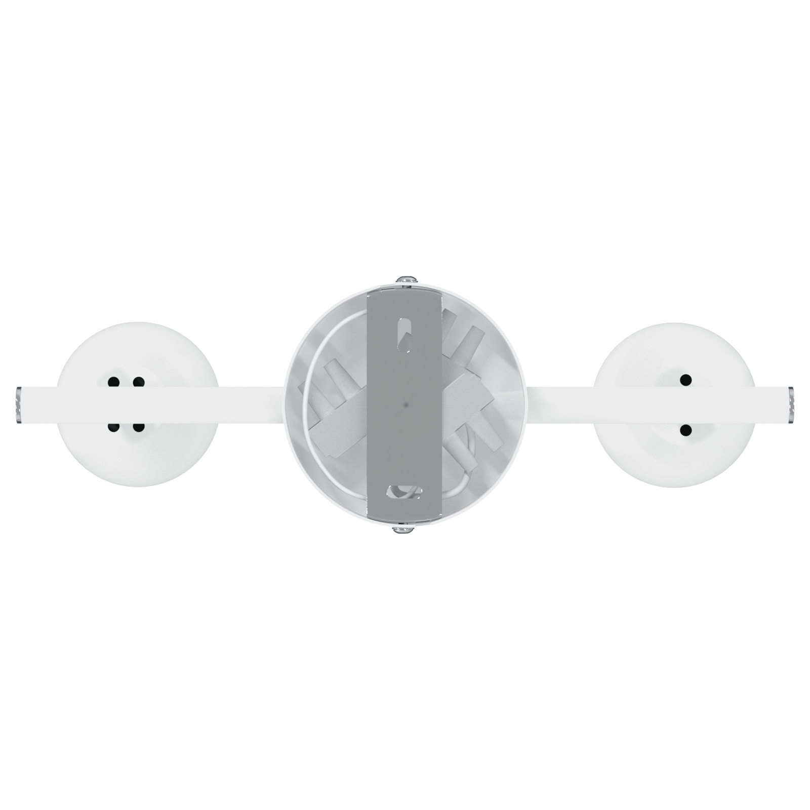 faretti da soffitto 2 vie regolabili GU10 bianchi