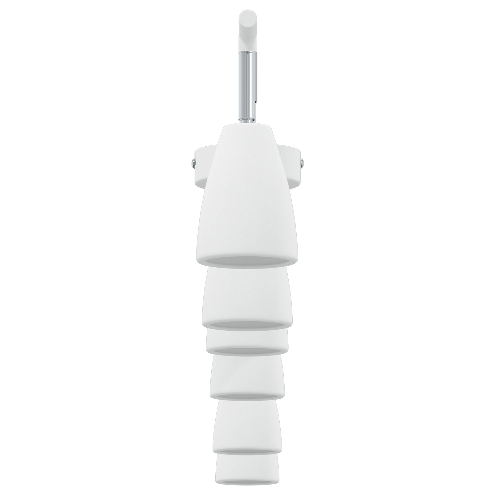 Faretto da soffitto 6 vie regolabile bianco GU10