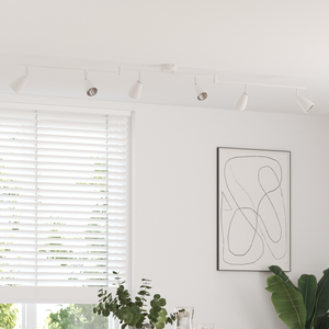 Faretto da soffitto 6 vie regolabile bianco GU10