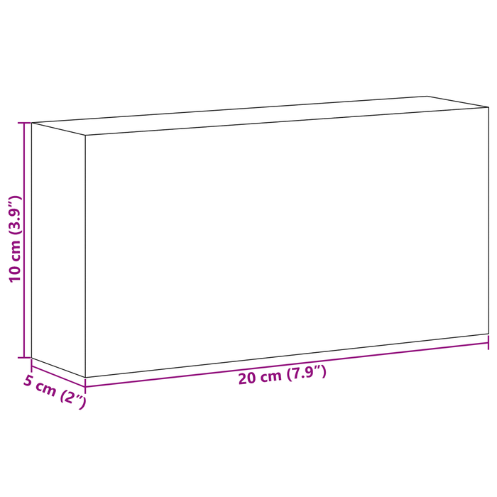 10 Pietre di Sale 20x10x5 cm 23 kg Rosa