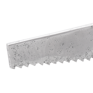 Fermalibri 2 pz Argento 11x14x17,5 cm Alluminio Seghettato