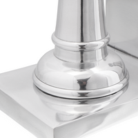 Fermalibri 2 pcs Argento 11x12x19,5 cm Alluminio Scacchi