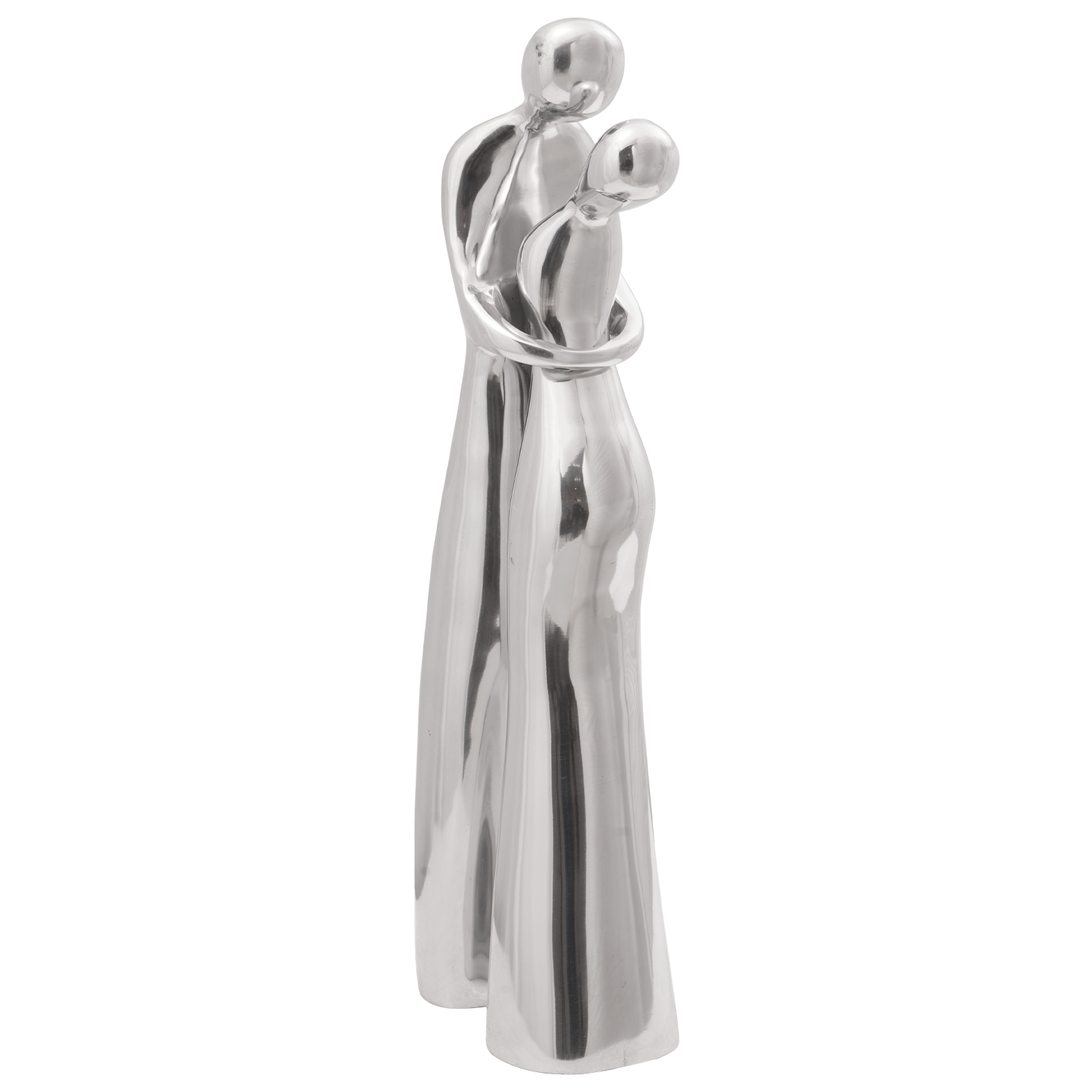 Scultura Argento 10x16x49 cm Alluminio