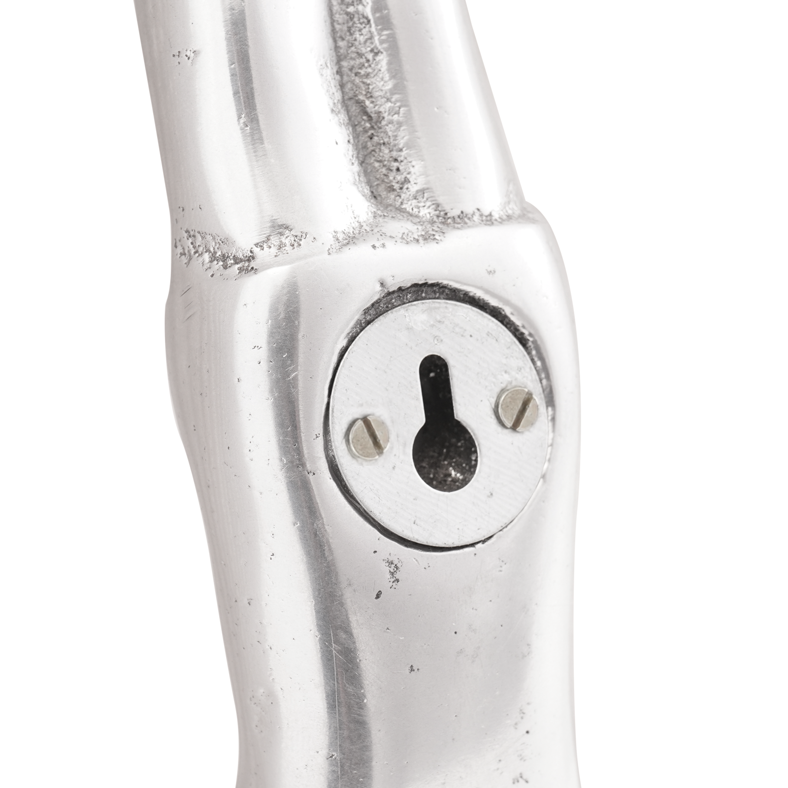 Scultura  Argento 22x8x25 cm Alluminio Uomo che cade