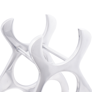 Scaffale per Vino  Argento 23x14x28 cm Alluminio