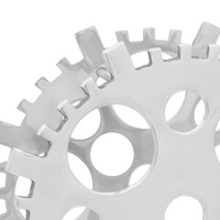 Portabottiglie Argento 15.4x5.5x15.4 pollici Alluminio