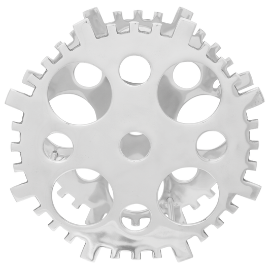 Portabottiglie Argento 15.4x5.5x15.4 pollici Alluminio