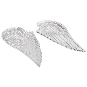 Cestini per Frutta 2 pcs Argento 40x18x4 cm Alluminio