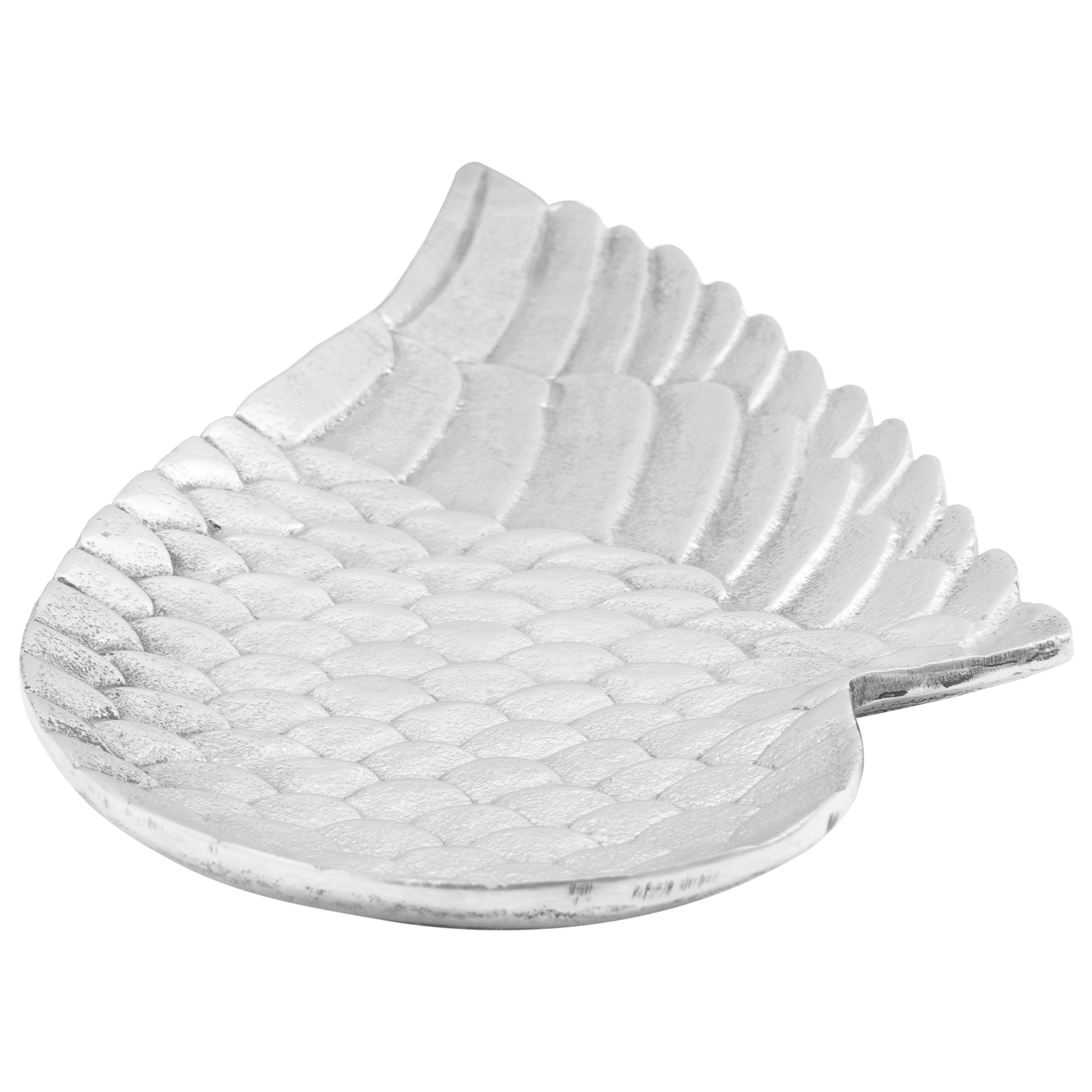 Cestini per Frutta 2 pcs Argento 40x18x4 cm Alluminio