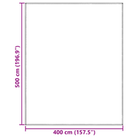 Accessorio per Tenda Grigio chiaro Poliestere 400 x 500 cm