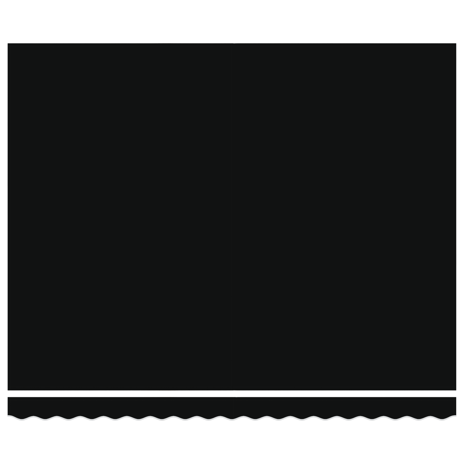 Tessuto di Sostituzione per Tenda 4x3 m Nero