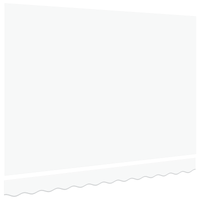 Tessuto di Ricambio per Tenda per Telaio 3.5x2 m Bianco