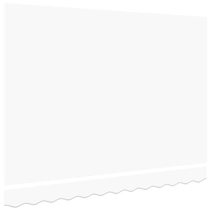 Tessuto di Ricambio per Tenda per Telaio 3.5x2 m Bianco