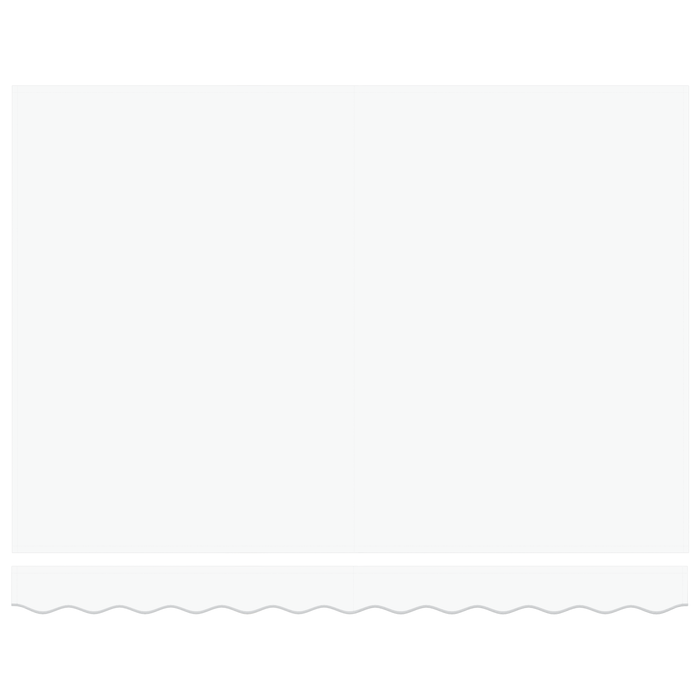 Tessuto di Ricambio per Tenda per Telaio 3.5x2 m Bianco