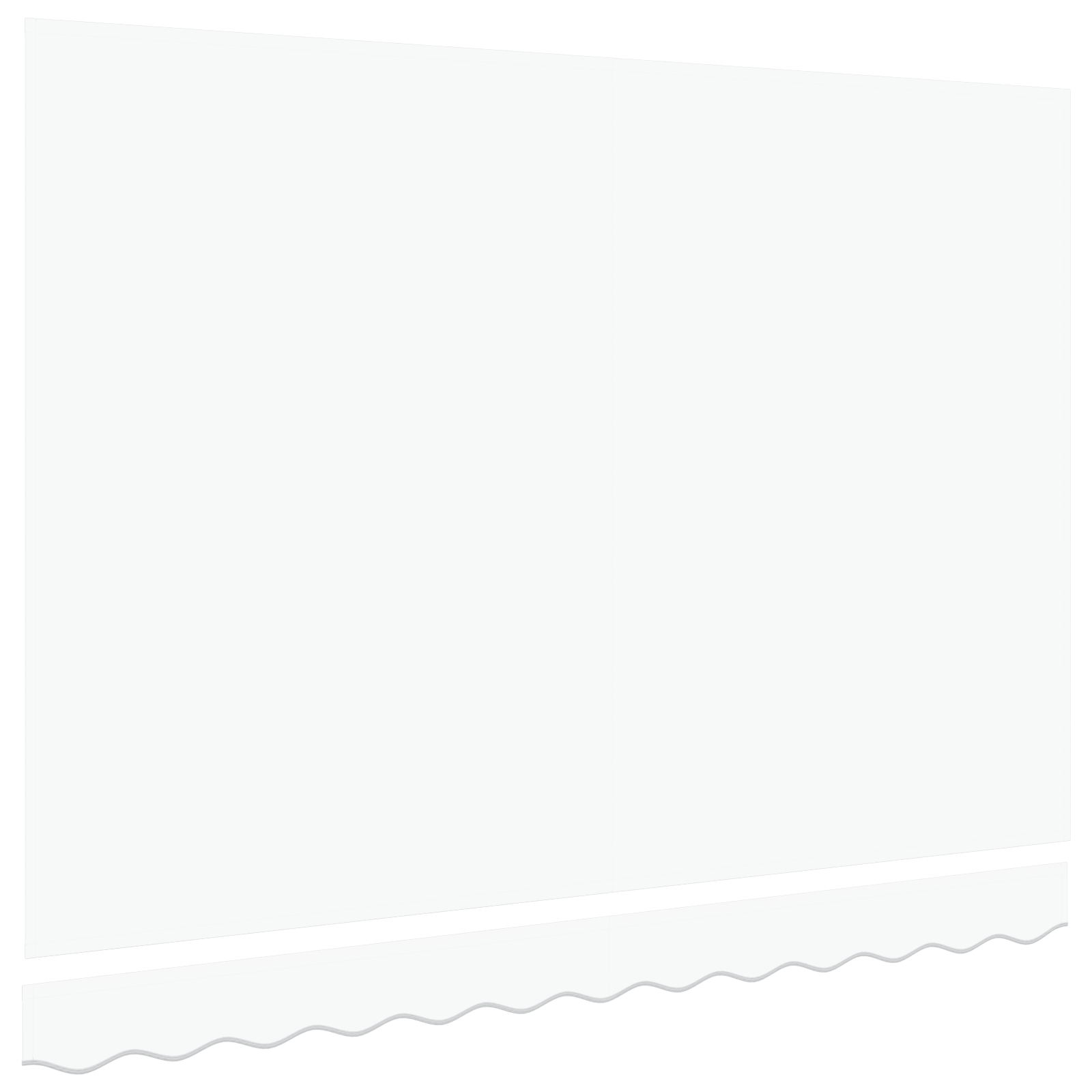 Tessuto di Sostituzione per Gazebo per Telaio 3x2.5 m Bianco