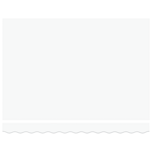 Tessuto di Sostituzione per Gazebo per Telaio 3x2.5 m Bianco