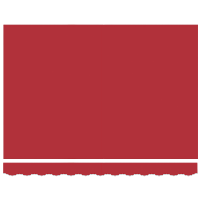 Tessuto di ricambio per tendone , rosso, per struttura di 300 x 250 cm