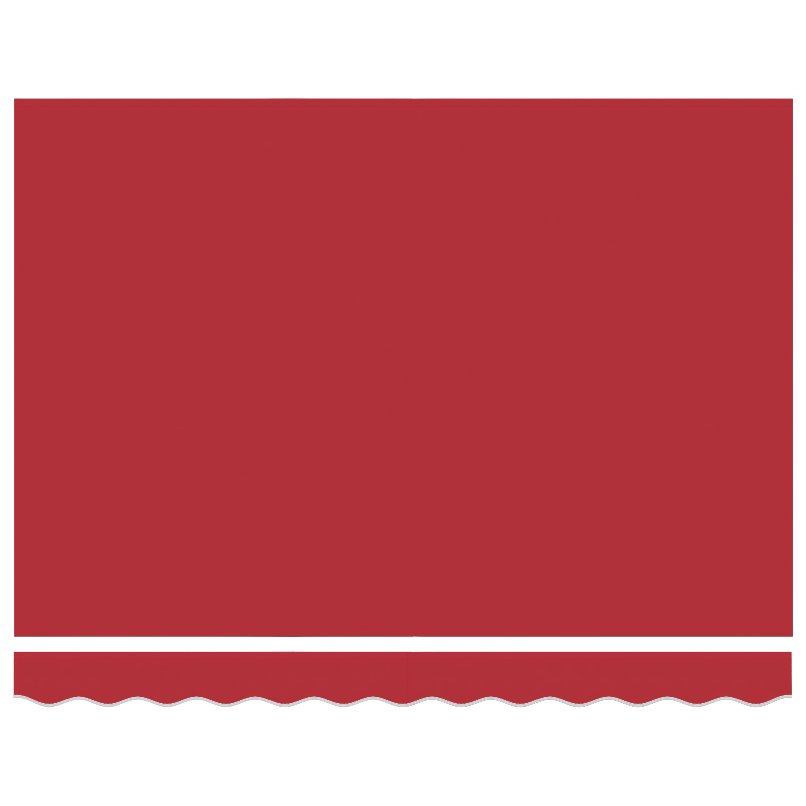 Tessuto di Ricambio per Tende per Struttura 3,5x2,5 m Rossa