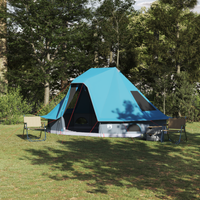 Tenda Familiare Tipi Blu 6 Persone Impermeabile