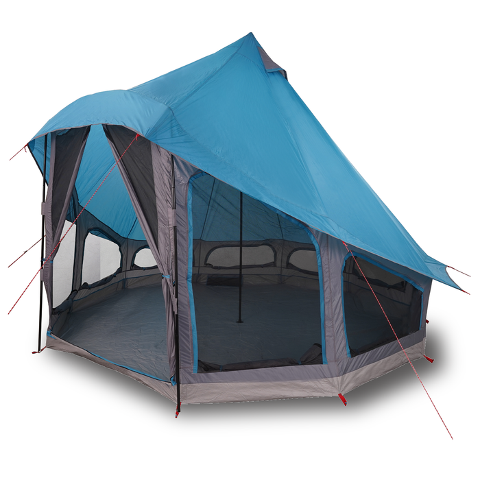 Tenda per Famiglie Tipi Blu Impermeabile per 6 Persone