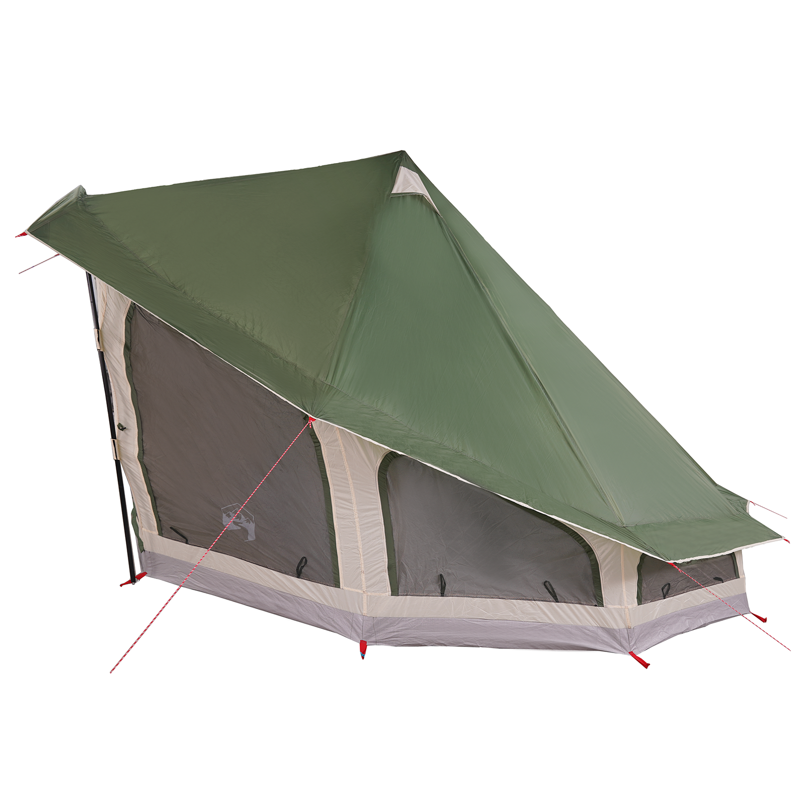 Tenda Familiare Tipi Verde Impermeabile per 10 Persone