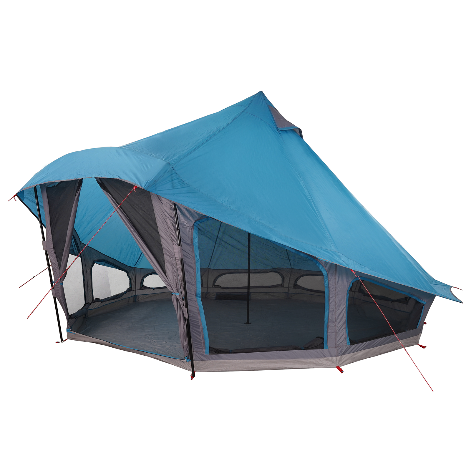 Tenda Familiare Tipi Blu 10 Persone Impermeabile