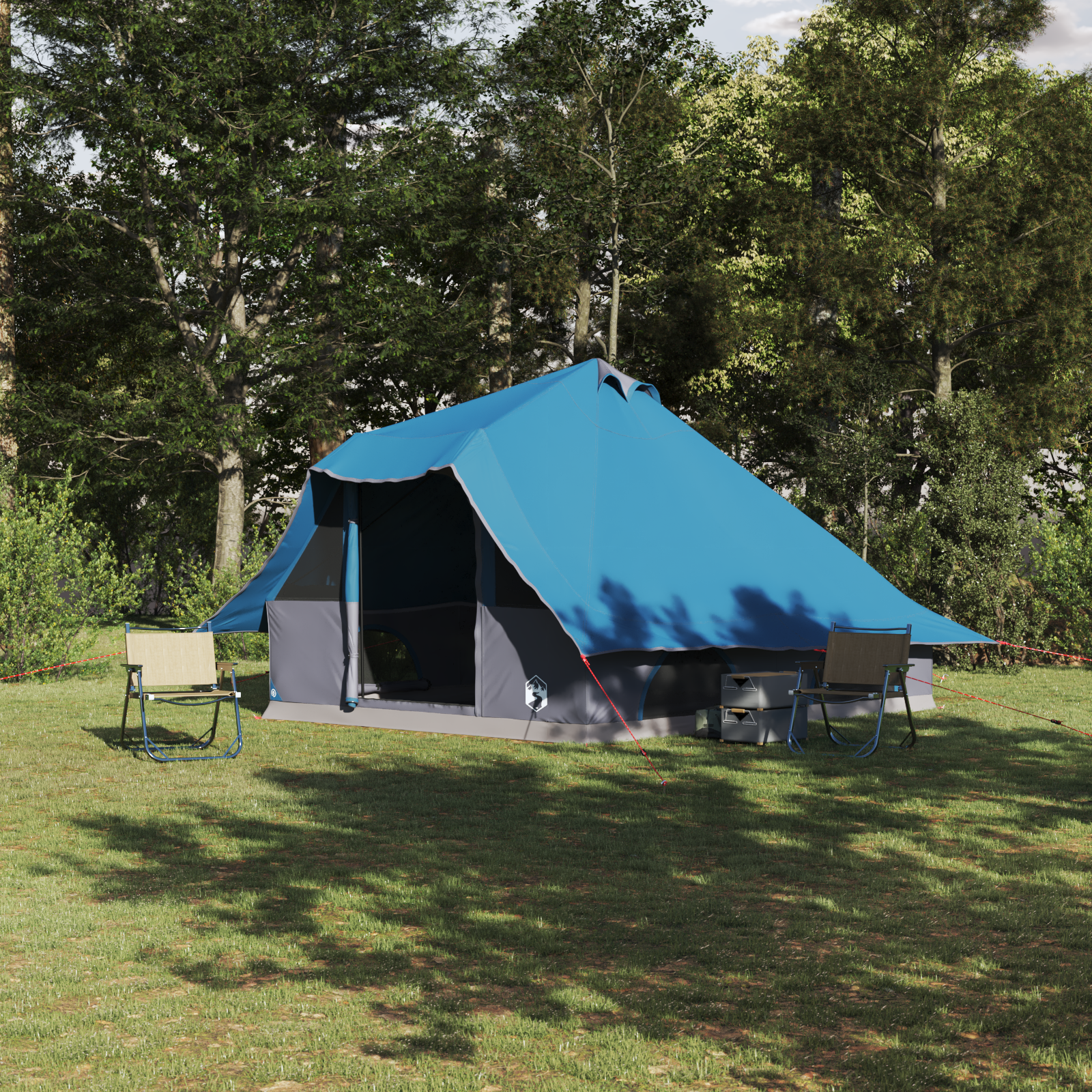 Tenda Familiare Tipi Blu 8 Persone Impermeabile
