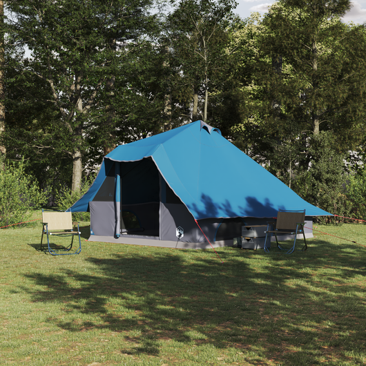 Tenda Familiare Tipi Blu 8 Persone Impermeabile