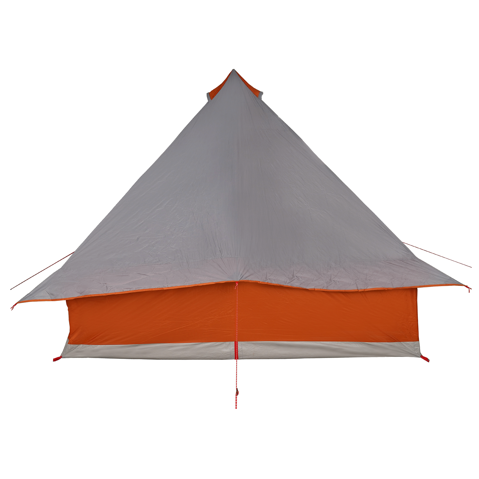 Tenda Familiare Tipi Grigio e Arancione Impermeabile per 8 Persone