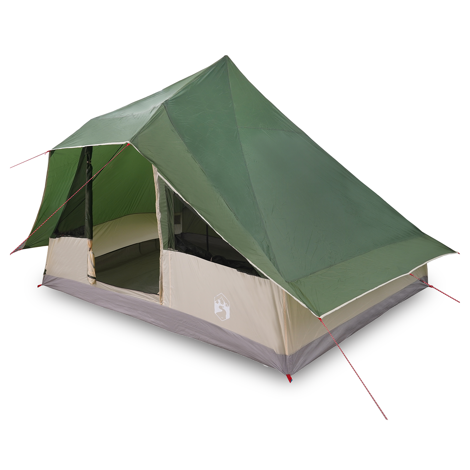 Tenda Familiare Tipi Verde 10 Persone Impermeabile