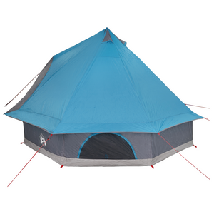 Tenda familiare Tipi blu per 8 persone impermeabile