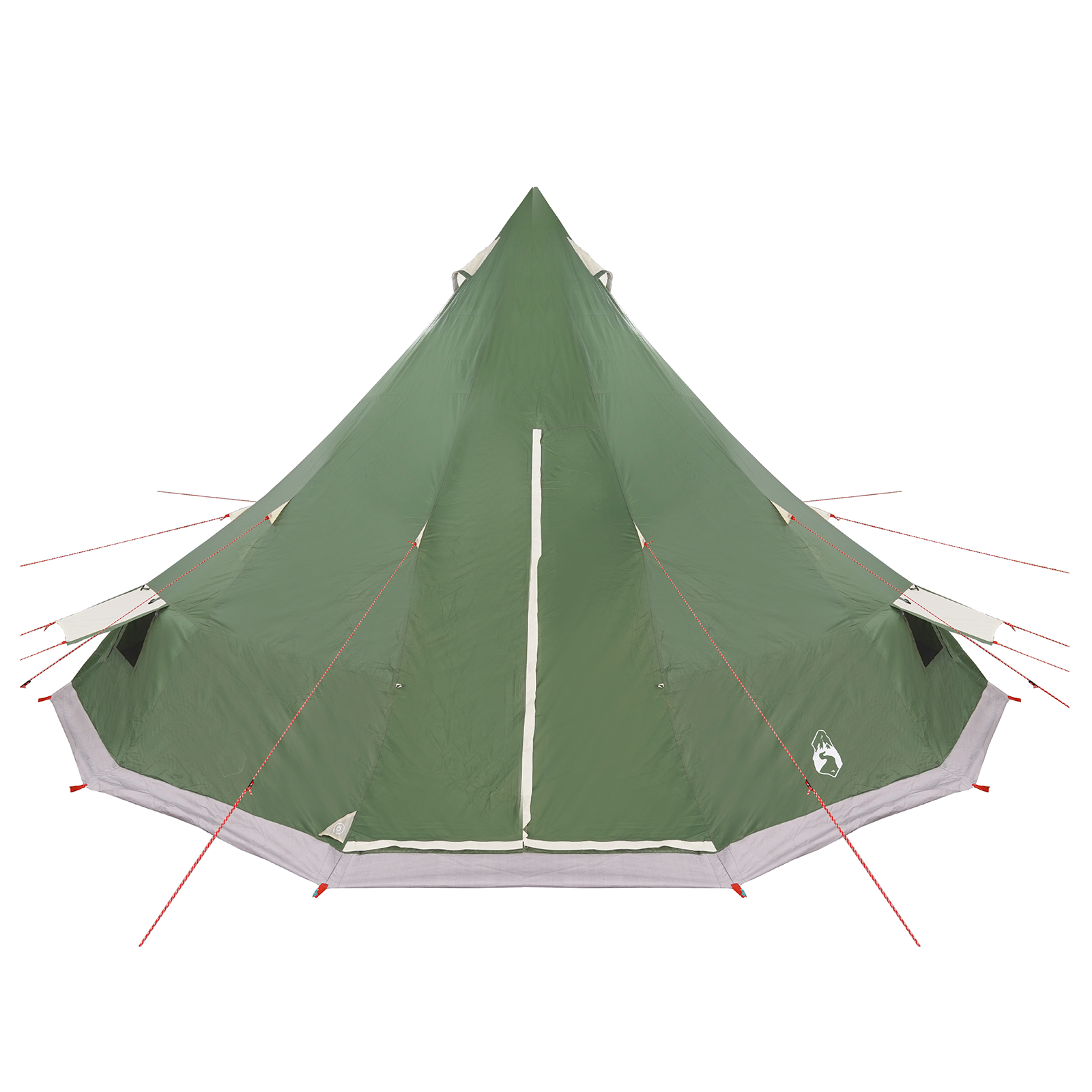Tenda Familiare Tipi Verde Impermeabile per 12 Persone