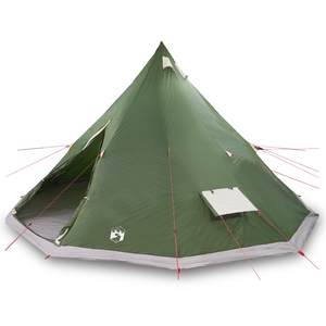 Tenda Familiare Tipi Verde Impermeabile per 12 Persone