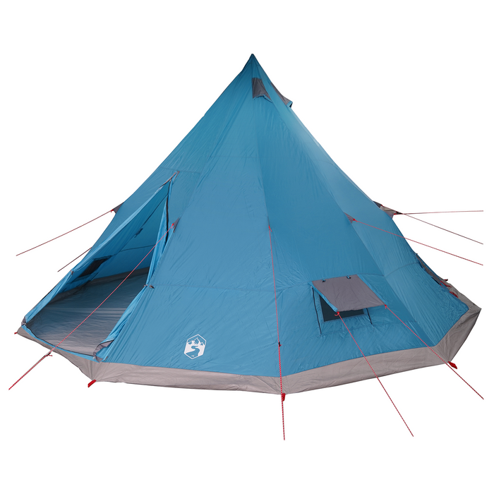 Tenda Familiare Tipi Blu Impermeabile per 12 Persone