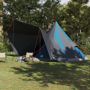 Tenda Family Tipi Blu Impermeabile per 12 Persone